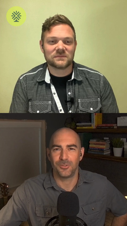 Zach coaching a client on The Surthrivalist Podcast