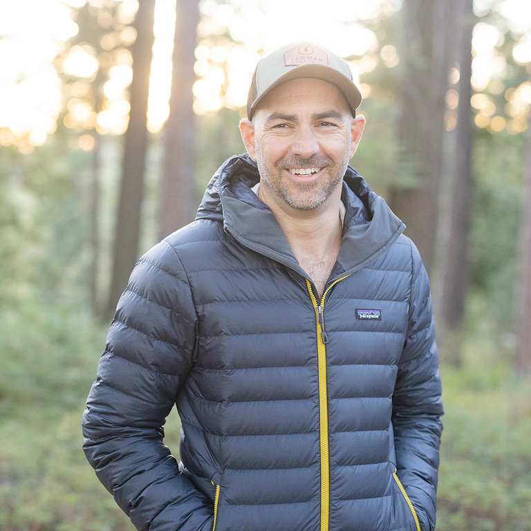 Zach outdoors